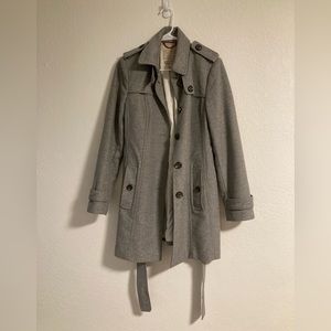 Banana Republic Wool Trench Coat Size Medium